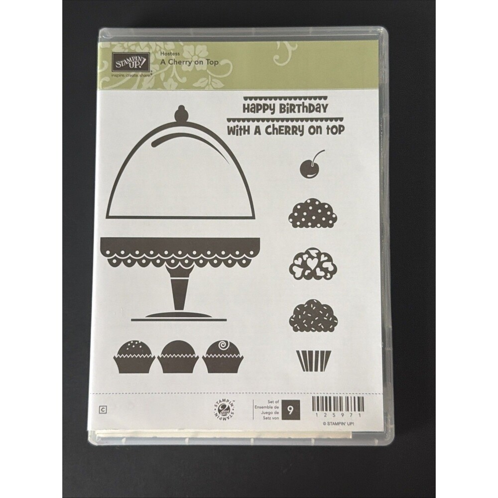 A Cherry on Top - Stampin' Up! Stamp Set New Retired Unmounted